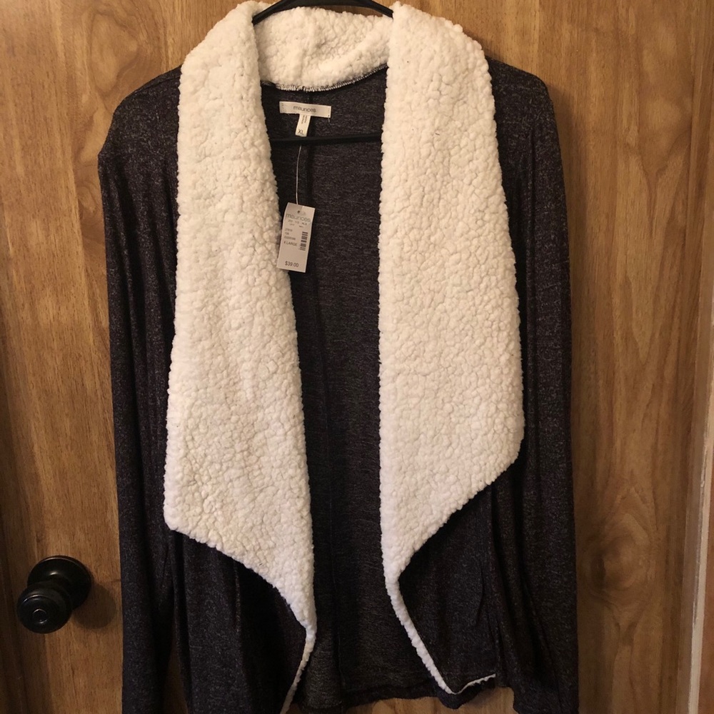Maurice’s Sherpa lined throw over